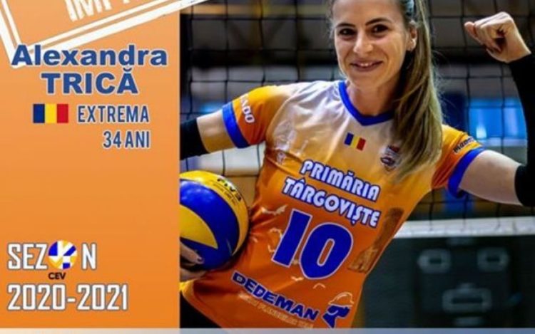Alexandra Trică a semnat pentru un nou sezon cu CSM Târgoviște!