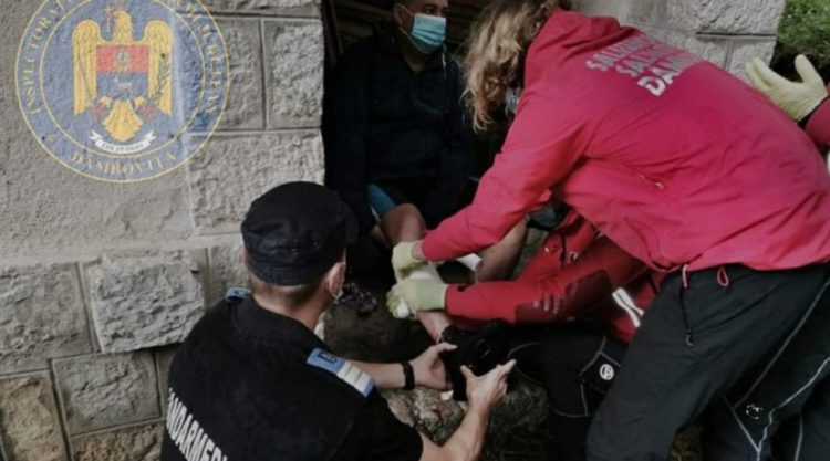 Turist accidentat pe un traseu montan!