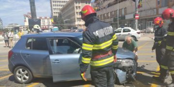 Accident în centrul Municipiului Târgoviște!
