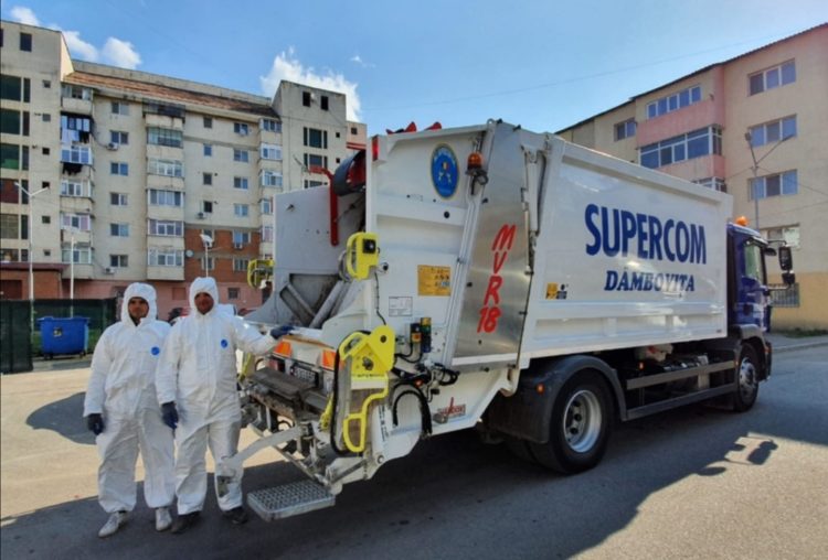 Supercom a intensificat măsurile de dezinfecție a pubelelor și platformelor de colectare a gunoiului!