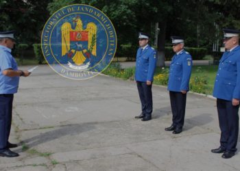 Trei subofițeri din cadrul Inspectoratului de Jandarmi Județean Dâmbovița au trecut în rezervă cu drept la pensie!
