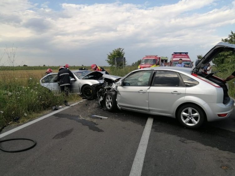 Accident violent pe raza localității Corbii Mari!