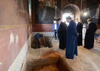 Descoperiri arheologice importante pe șantierul de restaurare a Bisericii ”Sf. Mare Mucenic Gheorghe” de la Viforâta!