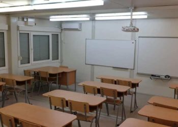 Școală modulară instalată la Pucioasa pentru a prelua elevii unui liceu aflat in reabilitare!