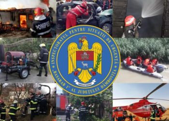 Sute de misiuni pentru pompierii dâmbovițeni în ultima săptămână!