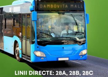 Traseul complet al căilor de transport în comun ce ajung la Dâmbovița Mall!