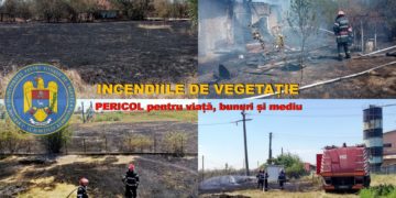 Incendiile de vegetație dau mari batăi de cap pompierilor!