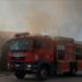 Incendiu violent la un depozit de mase plastice din Nucet!