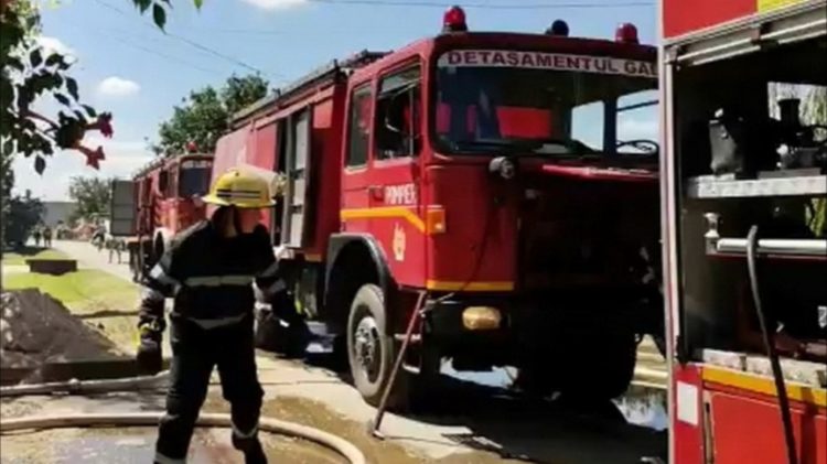 Incendiu puternic la Mogoșani!