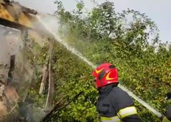 Incendiu puternic la Târgoviște!