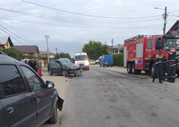 Accident rutier la Băleni!