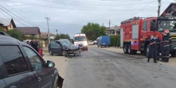 Accident rutier la Băleni!