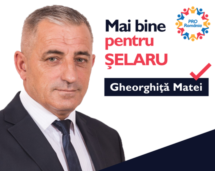 Matei Gheorghiță a fost ales primarul comunei Șelaru!