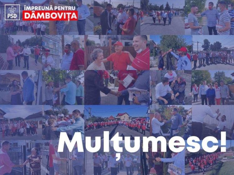 Corneliu Ștefan le mulțumește dâmbovițenilor pentru sprijinul acordat!