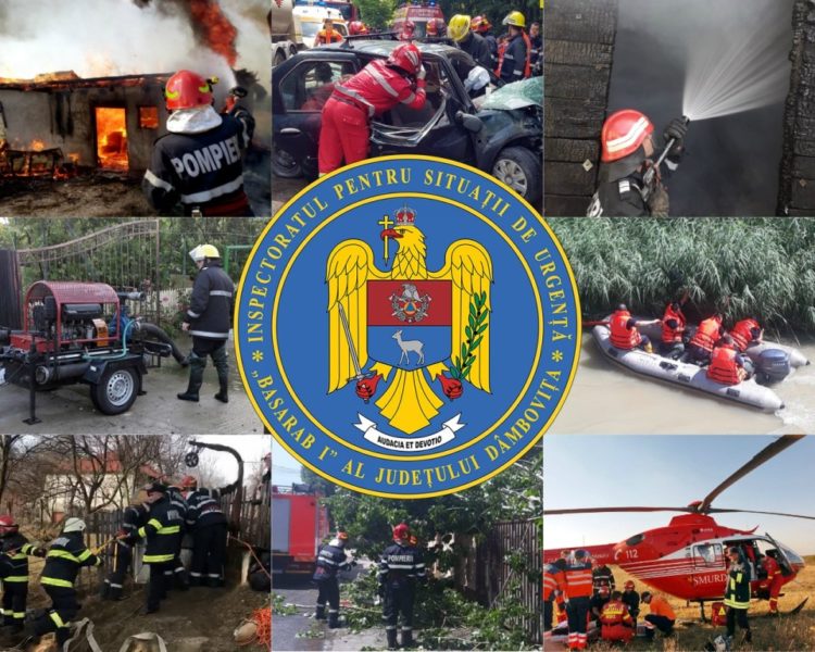 Acţiuni de intervenţie şi activităţi preventive ale ISU “Basarab I” Dâmboviţa!