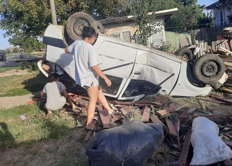 Accident violent la Lungulețu!