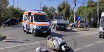 Motociclist spulberat de un autoturism la Valea Voievozilor!