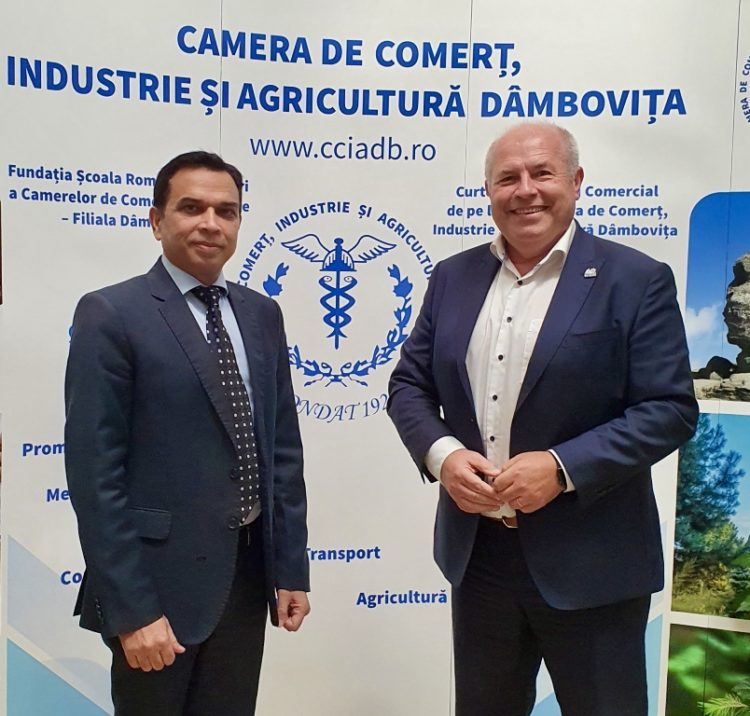 Ambasadorul Extraordinar și Plenipotențiar al Republicii Islamice Pakistan a fost în vizită la Camera de Comerț Dâmbovița!
