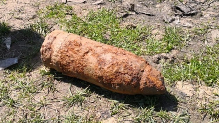 O muniție neexplodată a fost găsită de o familie din Ghirdoveni!