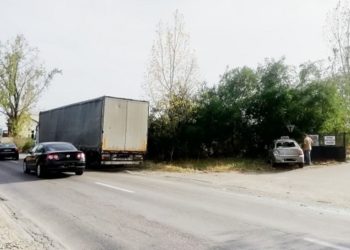 Accident rutier în apropierea poligonului auto din Târgoviște!