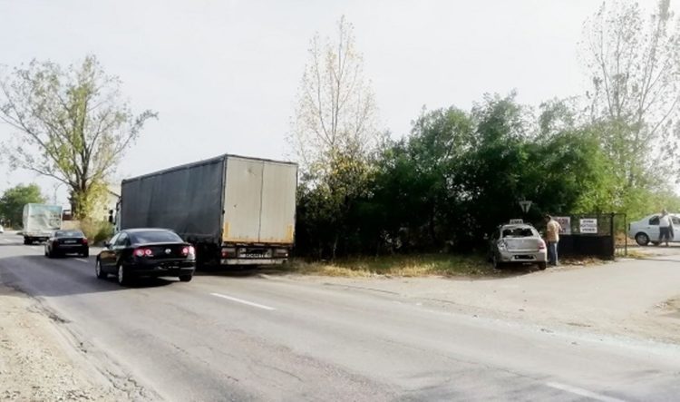Accident rutier în apropierea poligonului auto din Târgoviște!