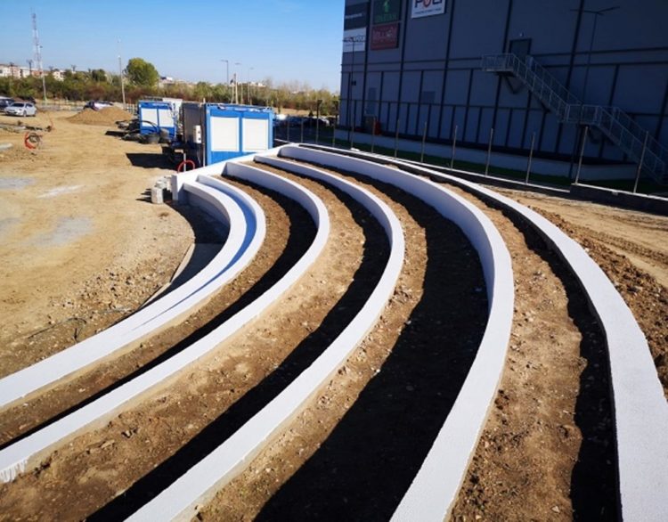 Parcul din zona UM Gară începe să prindă contur!