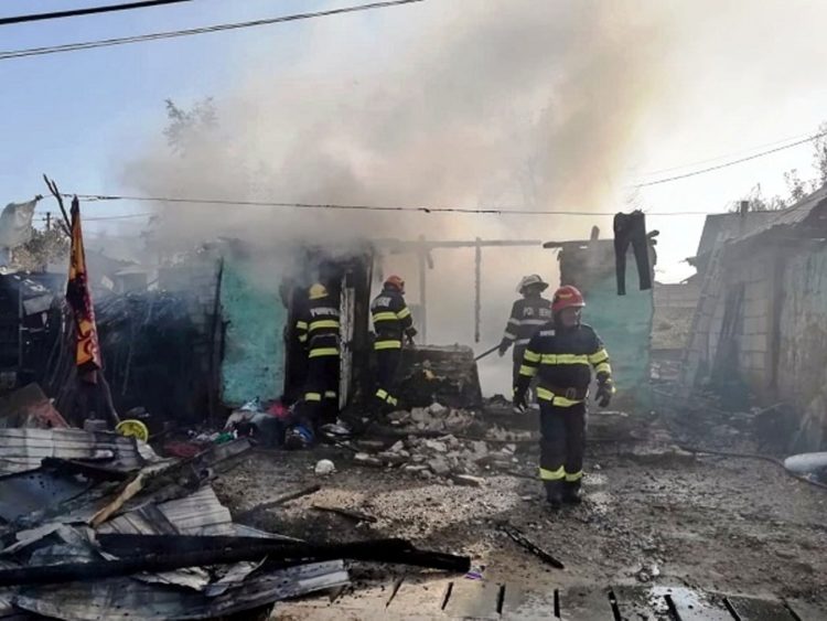 Incendiu puternic la Iedera!