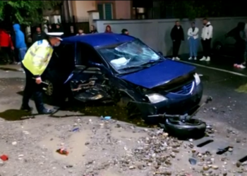 Accident teribil la Băleni!