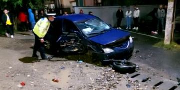 Accident teribil la Băleni!