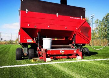 Lucrările de la baza sportivă pentru tinerii fotbaliști târgovișteni se apropie de final!