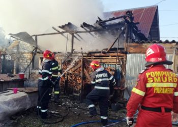 Incendiu în comuna Mănești!