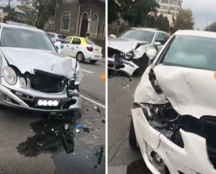 Coliziune auto între 2 autoturisme la Târgoviște!