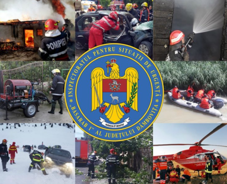 Acţiuni de intervenţie şi activităţi preventive ale ISU “Basarab I” Dâmboviţa!