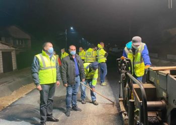 Se lucrează la DJ 711 Băleni – Dobra – Finta – Bilciurești – Cojasca!