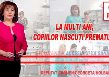 Carmen Holban a transmis un mesaj de Ziua Mondială a Prematurității!