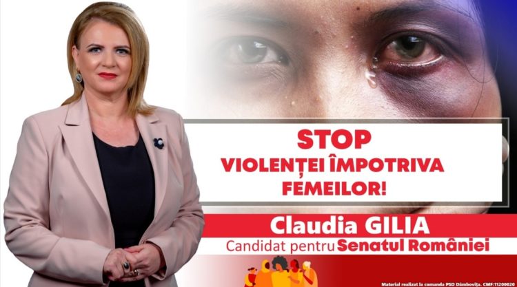 Claudia Gilia a transmis un mesaj Ziua Internațională Împotriva Violenței asupra Femeilor!