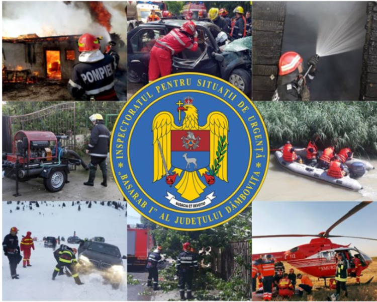 Acţiuni de intervenţie şi activităţi preventive ale ISU “Basarab I” Dâmboviţa!