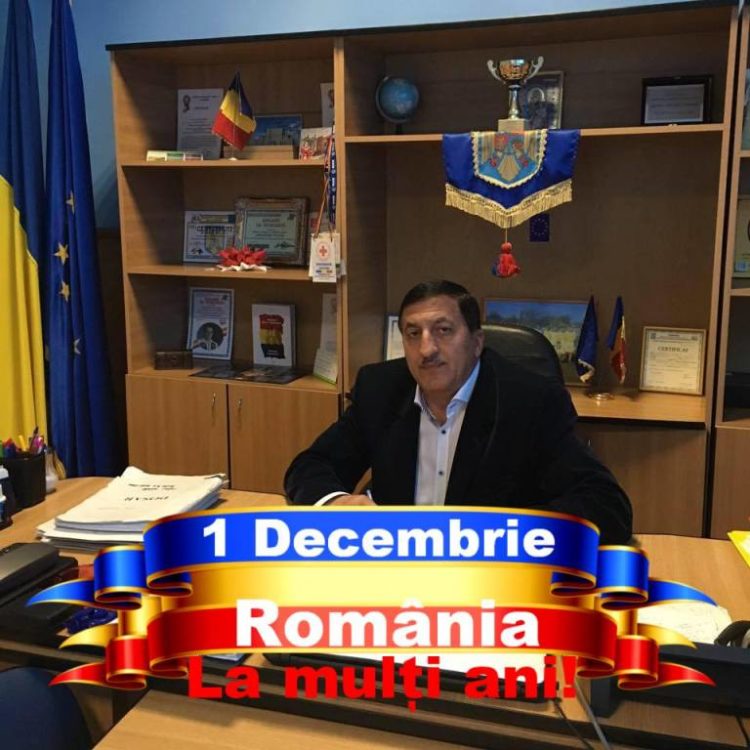 Primarul comunei Cojasca a transmis un mesaj de Ziua Națională a României!