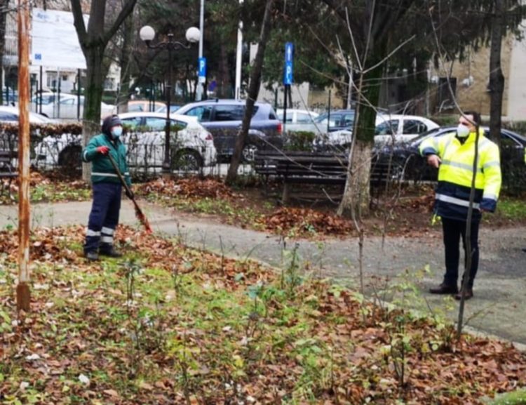 Au fost realizate acțiuni de întreținere si curățare a spațiilor verzi în Municipiul Târgoviște!