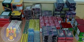 Mii de petarde și artificii au fost confiscate de jandarmii dâmboviteni!