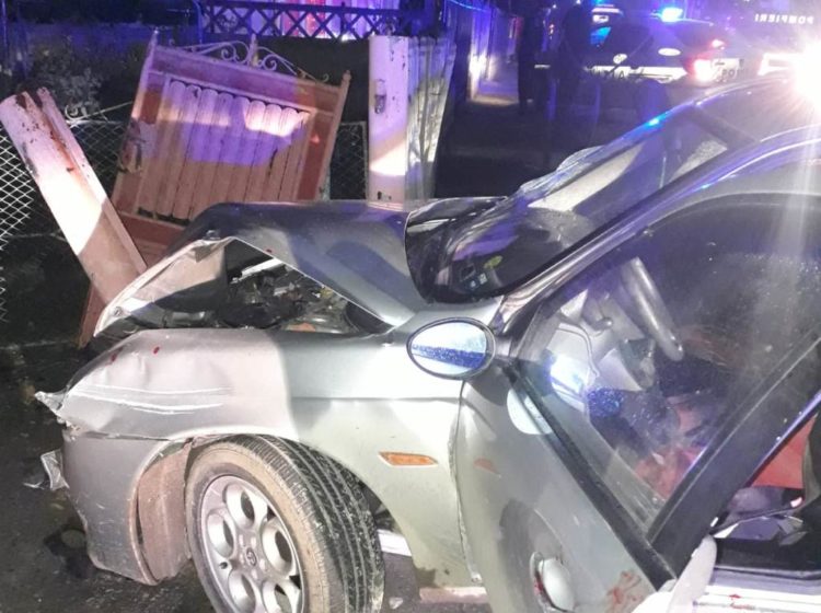 Accident rutier pe raza localitații dâmbovițene I.L.Caragiale!