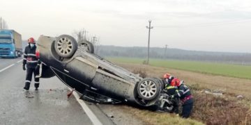 Accident rutier pe raza localității dâmbovițene Lucieni!