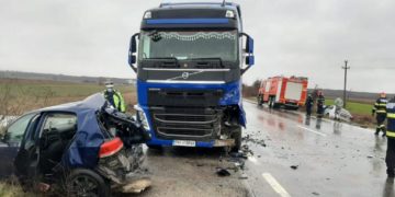 Accident violent la Viișoara!