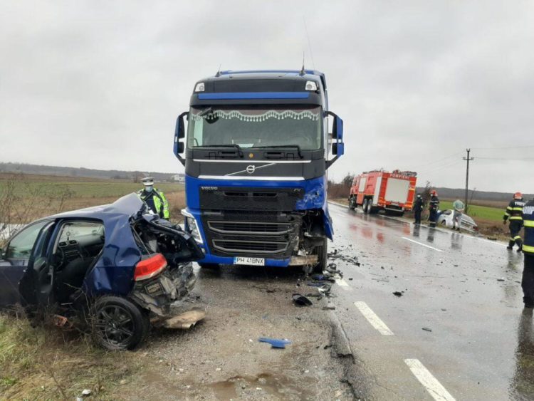 Accident violent la Viișoara!
