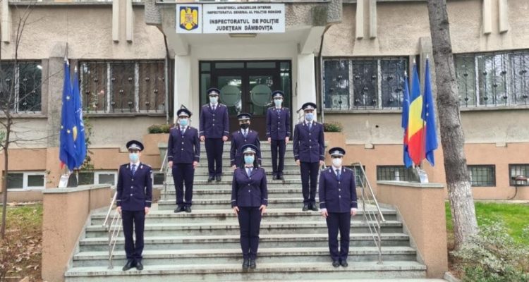 Opt noi agenți de poliție în cadrul Inspectoratului de Poliție Județean Dâmbovița!