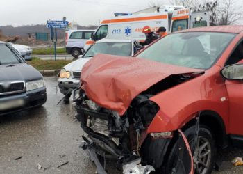 Accident rutier în intersecția dintre localitățile Lucieni și Ungureni!