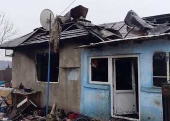 Primăria Șelaru sprijină o familie ce a rămas fără adăpost în urma unui incendiu!