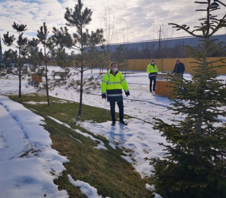 Parcul din zona Dâmbovița Mall este aproape de finalizare!