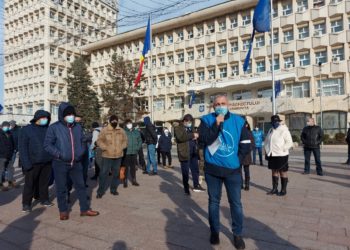 Sindicaliștii Cartel Alfa au protestat la Târgoviște!