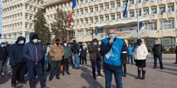 Sindicaliștii Cartel Alfa au protestat la Târgoviște!